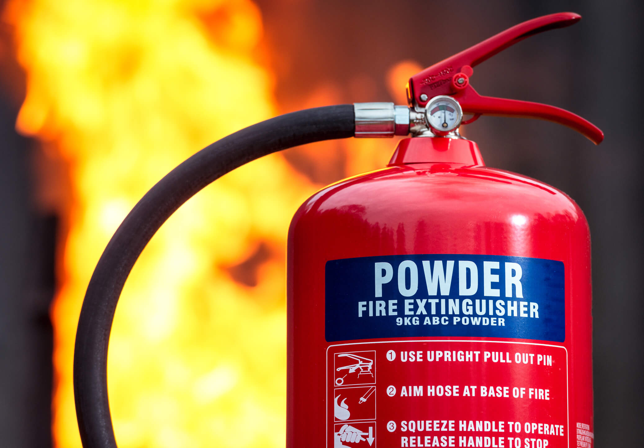 How to Use a Dry Powder Fire Extinguisher